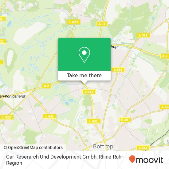 Карта Car Reserarch Und Development Gmbh
