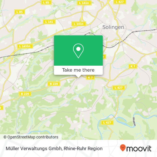 Müller Verwaltungs Gmbh map