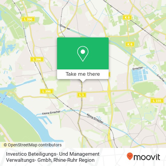 Карта Investico Beteiligungs- Und Management Verwaltungs- Gmbh