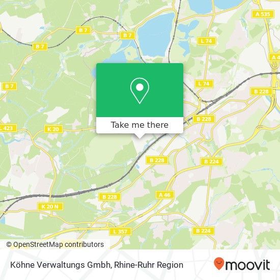 Köhne Verwaltungs Gmbh map