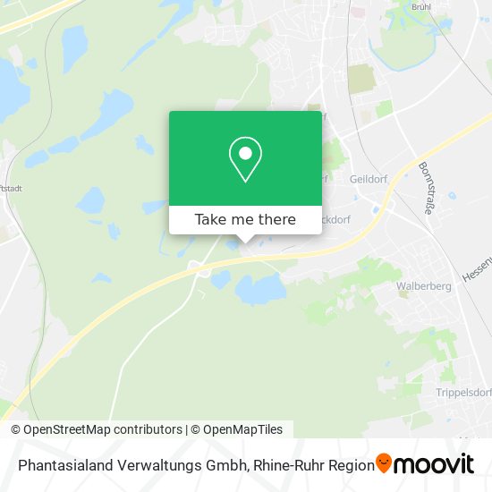 Phantasialand Verwaltungs Gmbh map