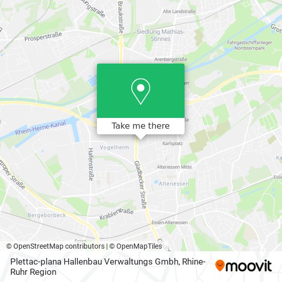 Карта Plettac-plana Hallenbau Verwaltungs Gmbh