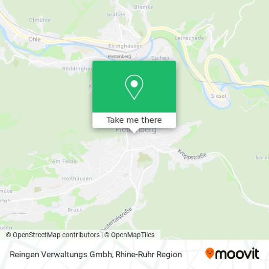 Reingen Verwaltungs Gmbh map