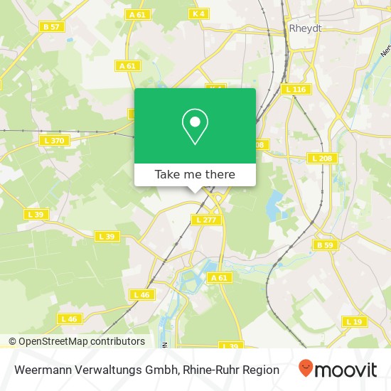 Weermann Verwaltungs Gmbh map