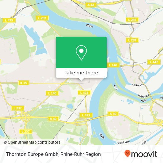 Thornton Europe Gmbh map