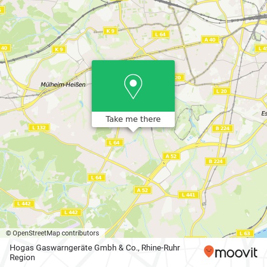 Hogas Gaswarngeräte Gmbh & Co. map