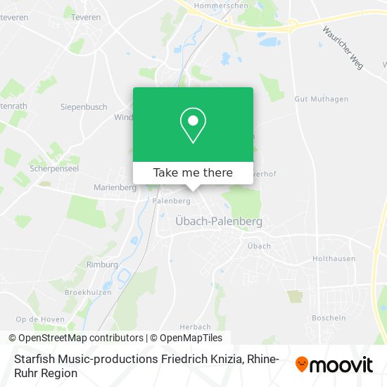 Starfish Music-productions Friedrich Knizia map