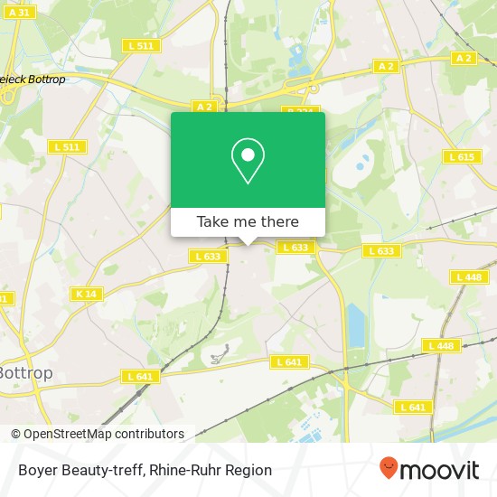 Boyer Beauty-treff map