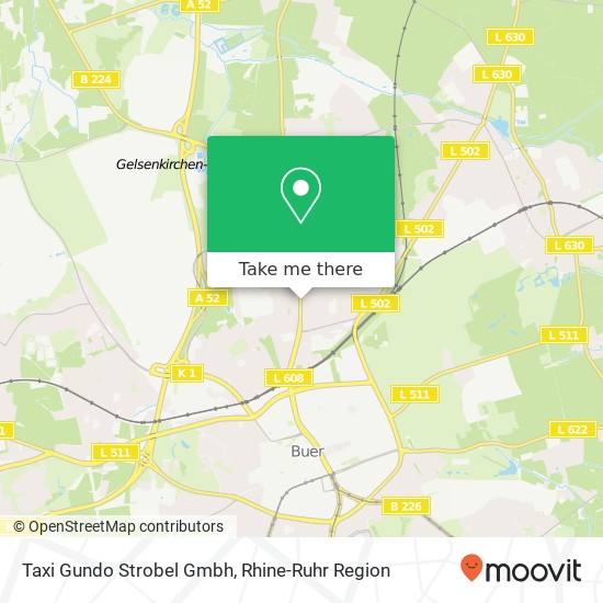 Taxi Gundo Strobel Gmbh map