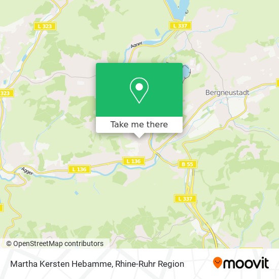 Martha Kersten Hebamme map