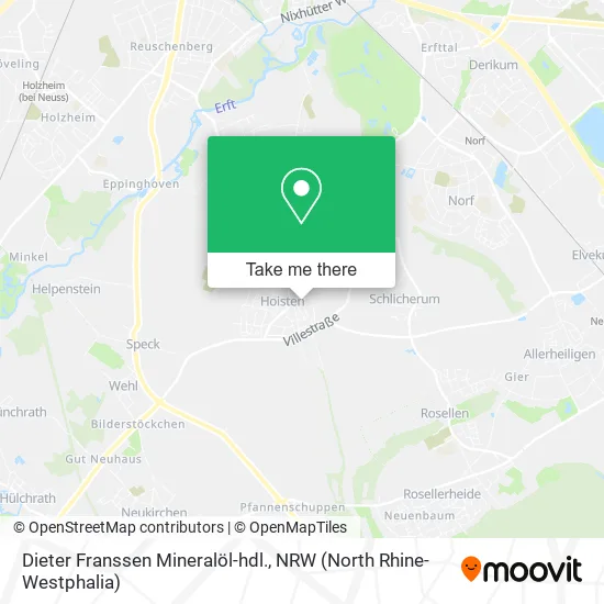 Карта Dieter Franssen Mineralöl-hdl.