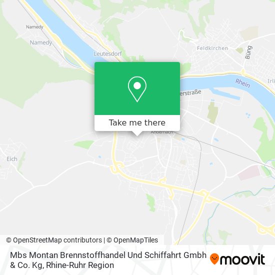 Mbs Montan Brennstoffhandel Und Schiffahrt Gmbh & Co. Kg map