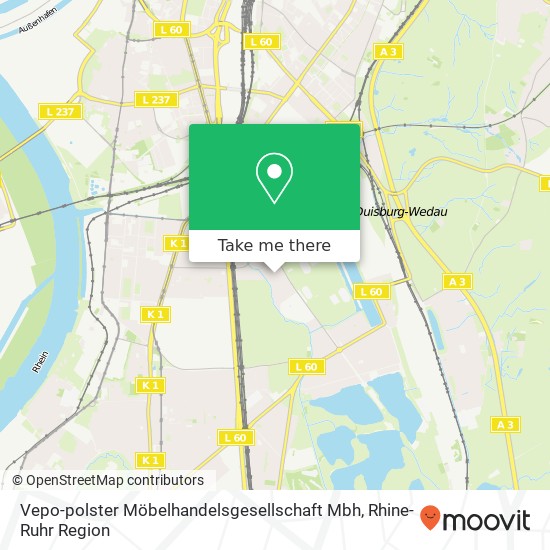 Карта Vepo-polster Möbelhandelsgesellschaft Mbh