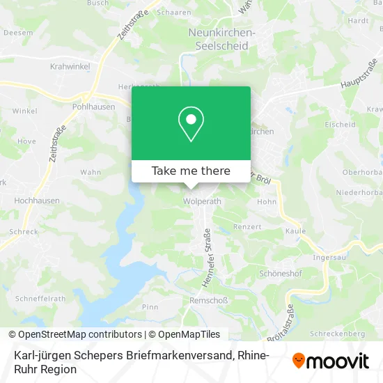 Карта Karl-jürgen Schepers Briefmarkenversand