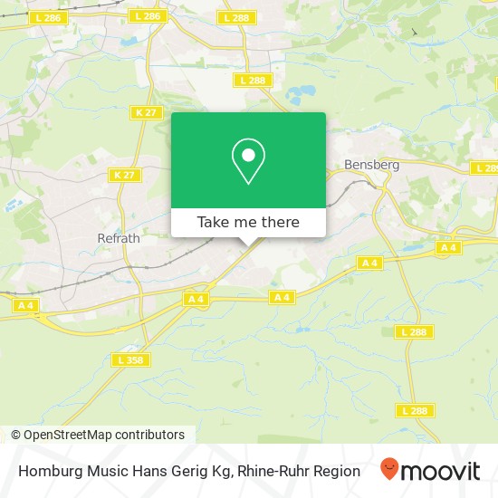 Homburg Music Hans Gerig Kg map