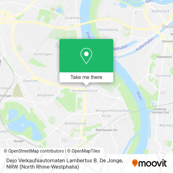 Карта Dejo Verkaufsautomaten Lambertus B. De Jonge