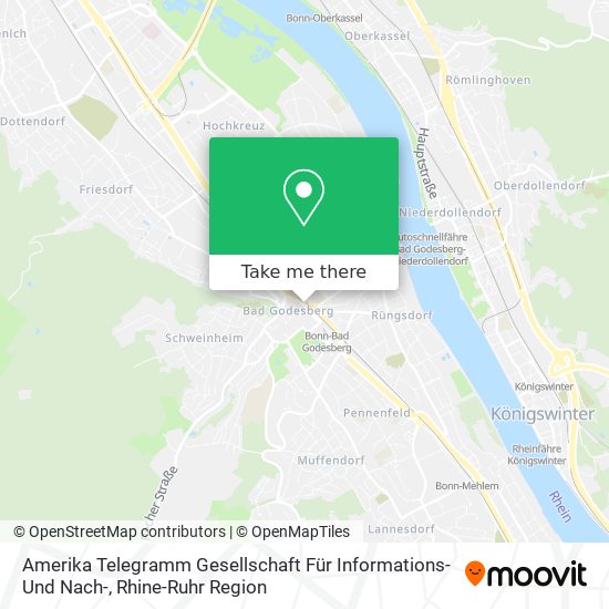 Amerika Telegramm Gesellschaft Für Informations- Und Nach- map