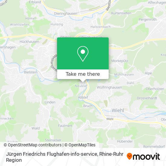 Jürgen Friedrichs Flughafen-info-service map
