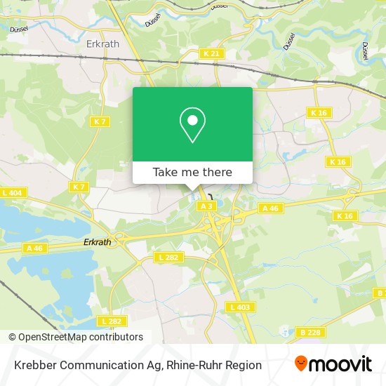 Krebber Communication Ag map