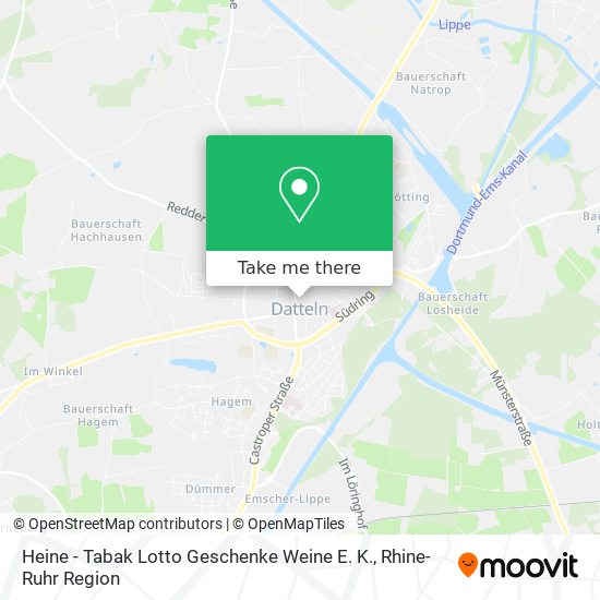 Heine - Tabak Lotto Geschenke Weine E. K. map