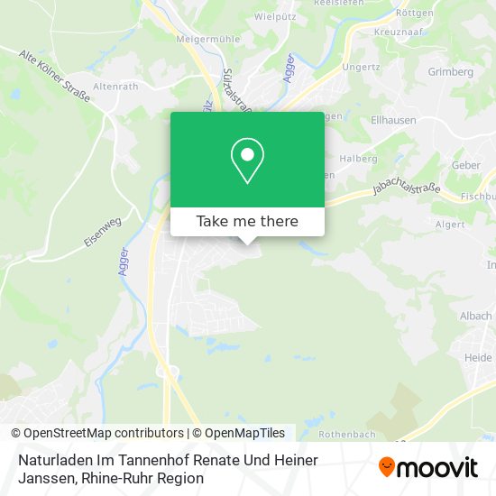 Naturladen Im Tannenhof Renate Und Heiner Janssen map
