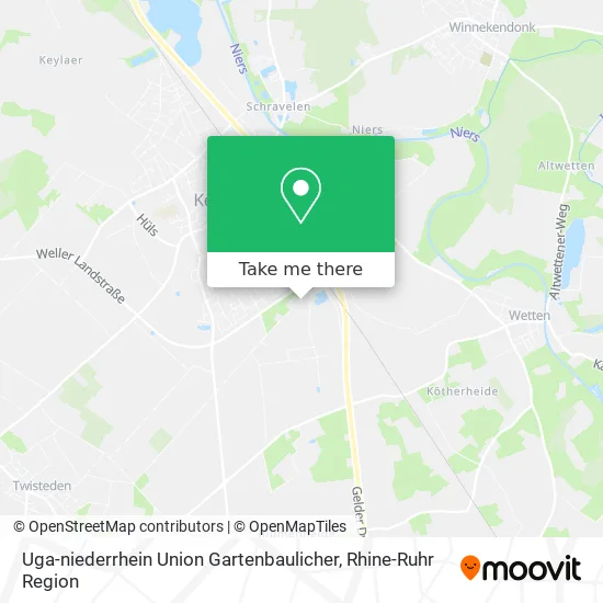 Карта Uga-niederrhein Union Gartenbaulicher