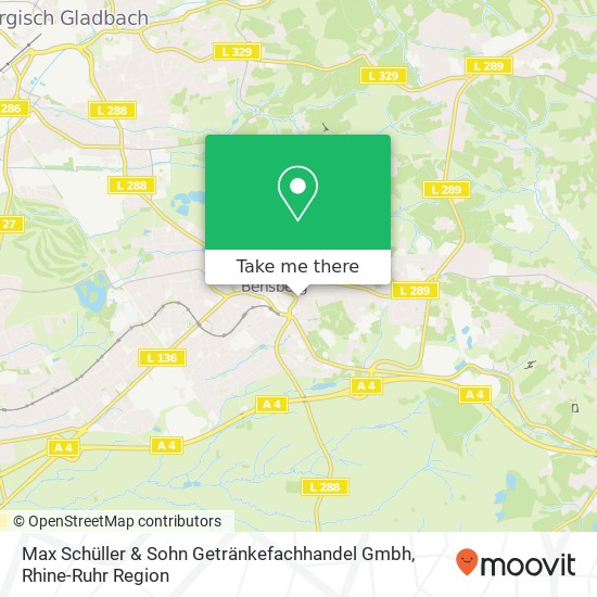 Карта Max Schüller & Sohn Getränkefachhandel Gmbh