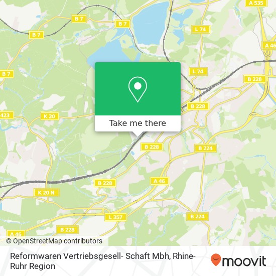Карта Reformwaren Vertriebsgesell- Schaft Mbh