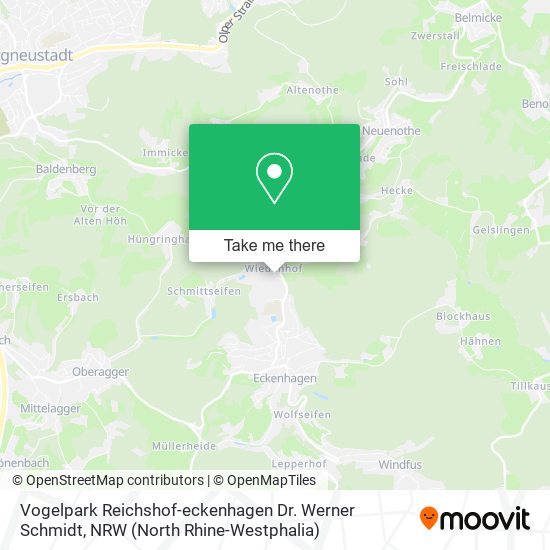 Vogelpark Reichshof-eckenhagen Dr. Werner Schmidt map