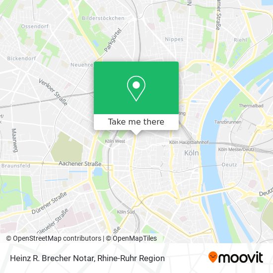 Heinz R. Brecher Notar map
