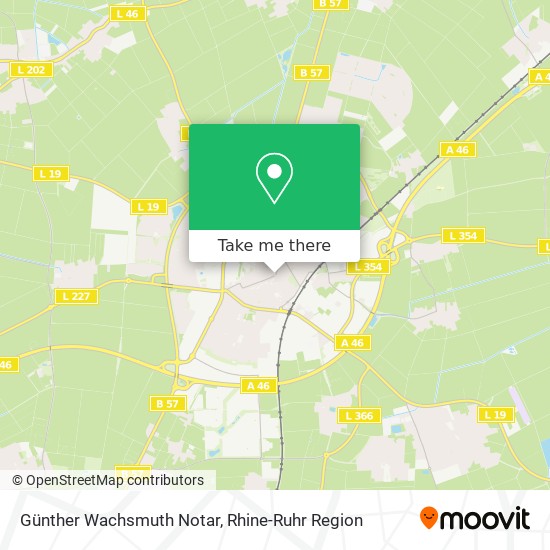 Günther Wachsmuth Notar map