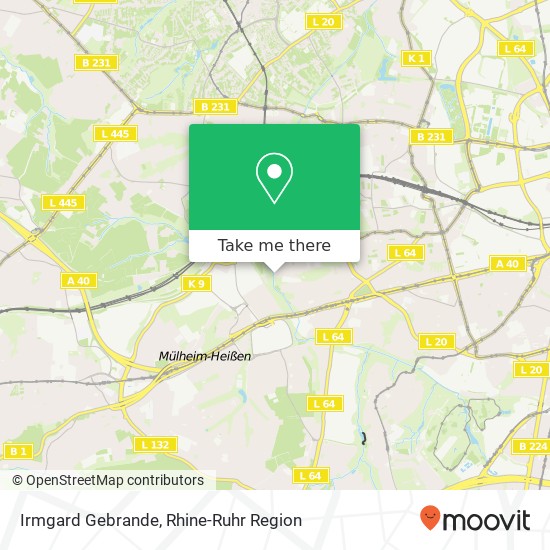 Irmgard Gebrande map