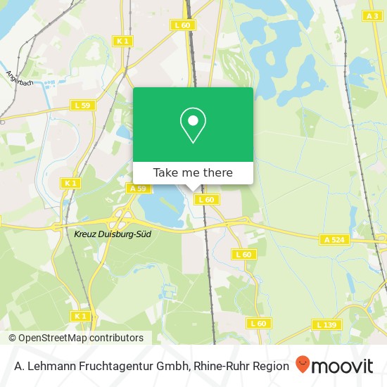 A. Lehmann Fruchtagentur Gmbh map
