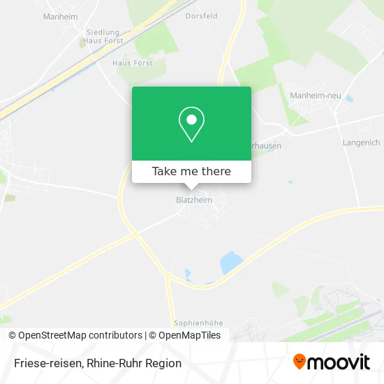 Карта Friese-reisen
