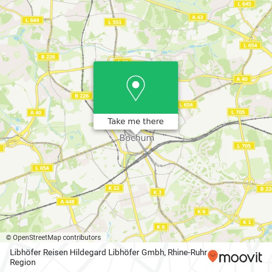 Карта Libhöfer Reisen Hildegard Libhöfer Gmbh
