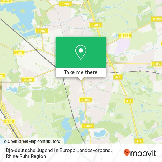 Карта Djo-deutsche Jugend In Europa Landesverband