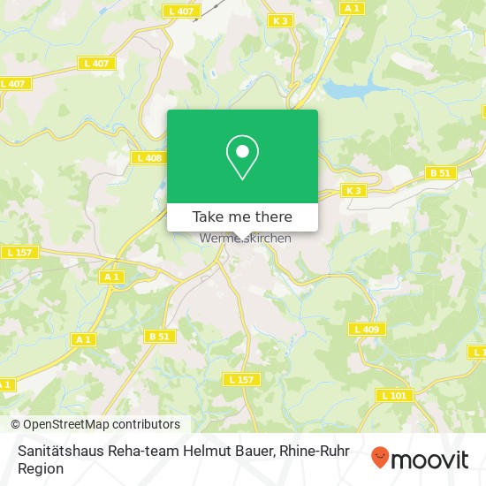 Sanitätshaus Reha-team Helmut Bauer map