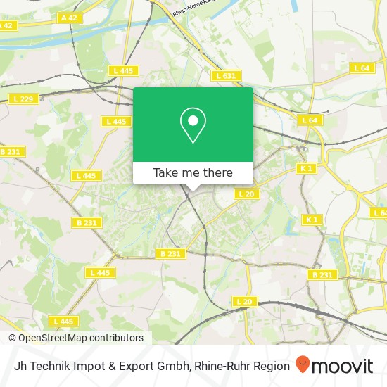 Jh Technik Impot & Export Gmbh map