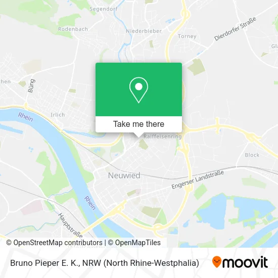 Карта Bruno Pieper E. K.