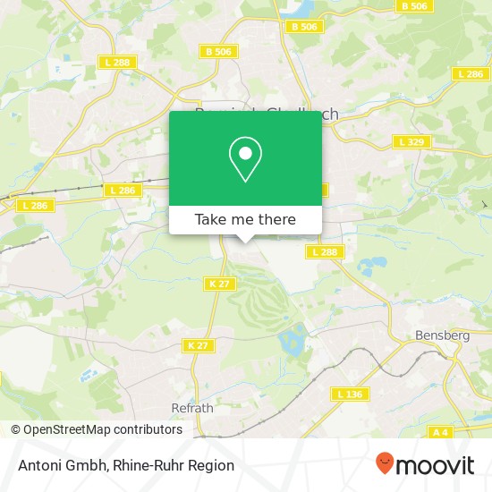 Antoni Gmbh map