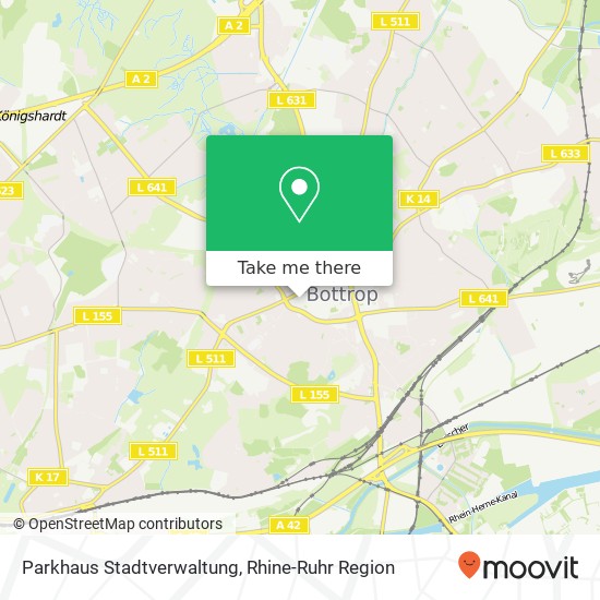 Parkhaus Stadtverwaltung map