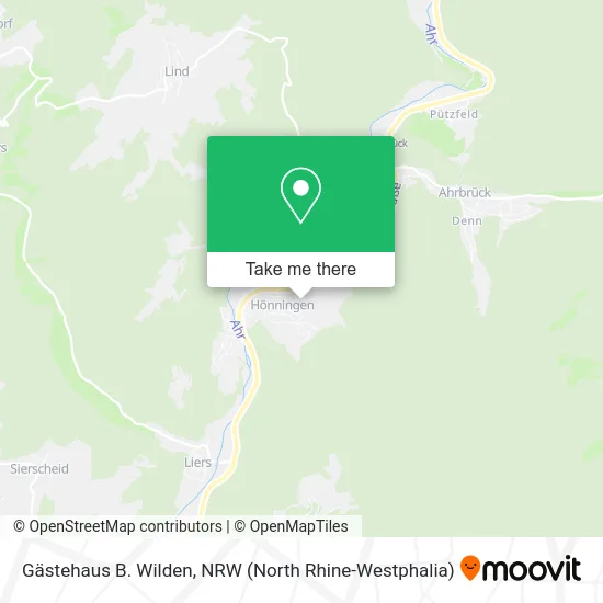 Карта Gästehaus B. Wilden