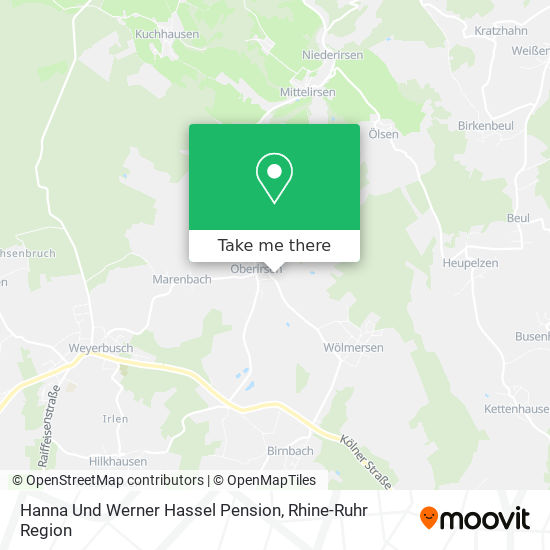 Hanna Und Werner Hassel Pension map