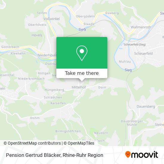 Pension Gertrud Bläcker map