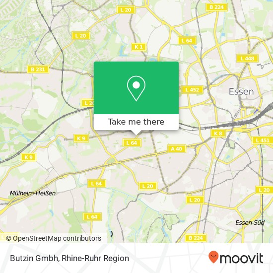 Butzin Gmbh map