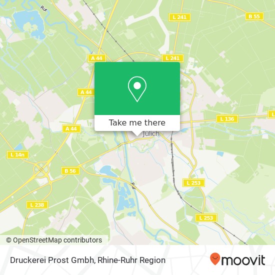 Druckerei Prost Gmbh map