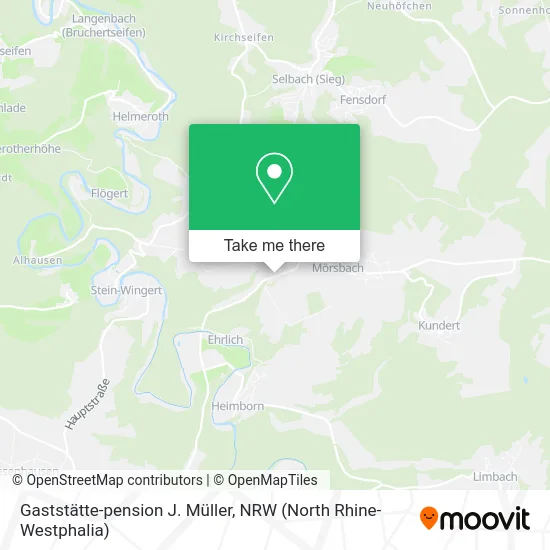 Карта Gaststätte-pension J. Müller