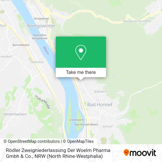 Карта Rödler Zweigniederlassung Der Woelm Pharma Gmbh & Co.