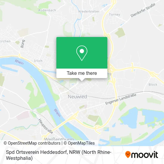 Spd Ortsverein Heddesdorf map