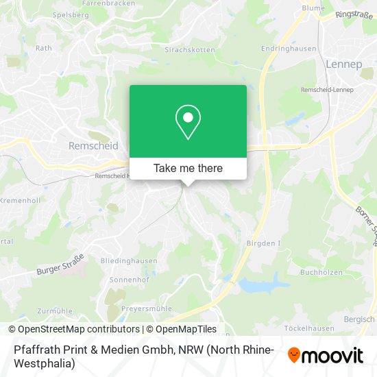 Pfaffrath Print & Medien Gmbh map